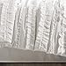 Lush Decor Belle 4 Piece Ruffled Shabby Chic White Comforter Set with Bed Skirt and 2 Pillow Shams - Queen Comforter Set