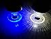 Solar Christmas Decorations Lights Outdoor,12 Days of Deals of the Day Sogrand 6 Pack White/Blue Dual LED,Glass Lens Copper Finish Pathway Landscape Lighting,for Yard,Walkway,Driveway Garden,Landscape