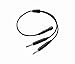 BOSE- A20- HEADSET 6-PIN TO DUAL-PLUGS ADAPTER