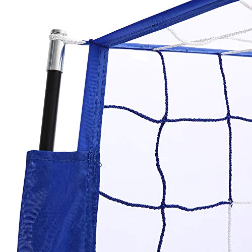 Bluefringe Soccer Goal 12ft x 6ft Portable Bow Style Net,Durable, Lightweight Frame,Quick Setup Easy Folding Storage, 1 Goal+1 Carrying Bag