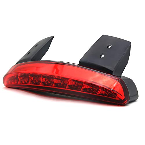 Motorcycle Chopped Rear Fender Edge LED Brake License Plate Tail Light Stop Running Light Turn Signal Lamp for Harley Sportster XL883N 1200N XL1200V XL1200X - Thumbnail 4