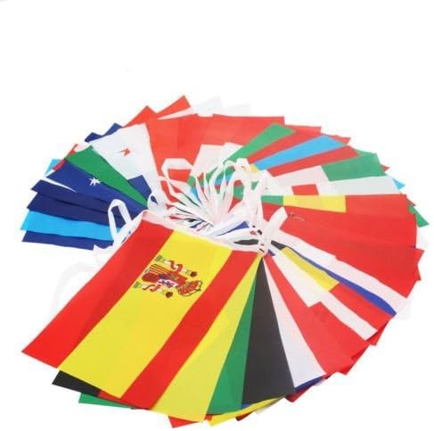 Fabric Bunting 10m/33ft For 2022 FIFA World Cup With 32 Teams National Flags Football Soccer Sports Event Banner Party Decorations - Image 5