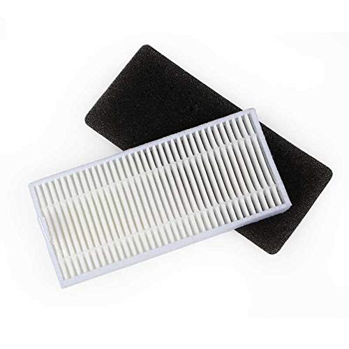 20pcs / lot 10 Side Brush +5 HEPA Filter +5 Sponge Filter for Conga Excellence 990 Robot Vacuum Cleaner Parts