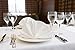 American Pillowcase Egyptian Cotton Hemstitch Dinner Napkins, Super Value Bulk Pack of 12, Off White