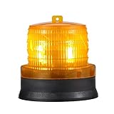 Lixada Outdoor Portable Solar Powered Light Sensitive Strobe Flash Warning Car Vehicle Magnetic Mounted LED Caution Lamp