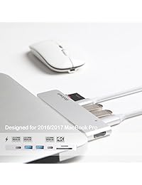 USB C Hub dc58 a, Plateado