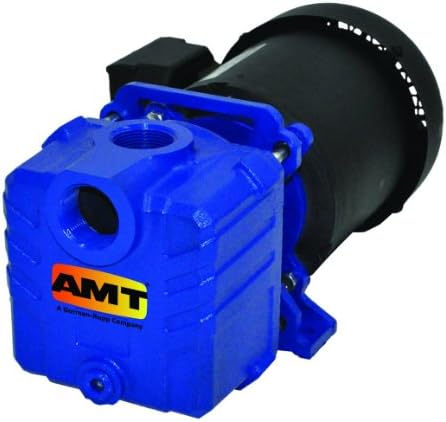 AMT Pump 285J-95 Self-Priming Centrifugal Pump, Cast Iron, 1 HP, 3 Phase, 230/460V, Curve C, 1-1/4" NPT Female Suction & Discharge Ports