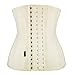 Firm abs Women's Waist Trainer Slimming Corset for Slim Down Control Appetite with 3 Hook Rows;Apricot;Large