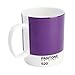 Whitbread Wilkinson Pantone Bone China Mug, Grape Juice