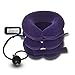 Banglijian Cervical Neck Traction Collar Device Inflatable Pillow Effective and Instant Relief for Chronic Neck and Shoulder Pain with Adjustable Size (Purple)