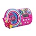 KIDdesigns DreamWorks Trolls Alarm Clock with Music and Night Light, Pink
