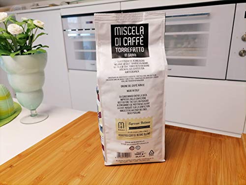 Mokanero - Italienischer Espresso - Mischung aus gerösteten und gemahlenen Kaffeebohnen - 1 kg – Bild 4