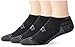Starter Men's 3-Pack Athletic Microfiber Low-Cut Ankle Socks, Amazon Exclusive, Black, Large (Shoe Size 9-12)