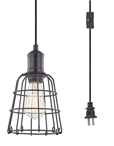Amazon Com Hanging Plug In Light Fixture