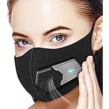 Dust Mask with Electric Respirator, Beeasy Electric Air Mask Dustproof Masks Washable For Outdoor Sports, Gardening, Travel, Craftsman Resist Dust, Germs, Allergies, PM2.5, Pollution, Ash