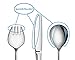 Artaste 56532 Rain 18/10 Stainless Steel 12-Piece Kids Flatware Set, Service for 4