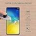 [3-Pack] Jumpy for Samsung Galaxy S10e Screen Protector, 9H Hardness Premium Tempered Glass with Lifetime Replacement.