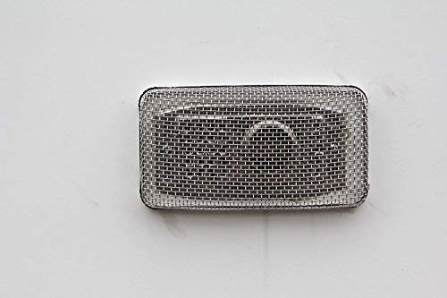RV Furnace Vent Cover,Flying Insect Screen,Stainless Steel,Protect RV Water Heater from Flying Insects,7.5''x 4.1''x 1.3''