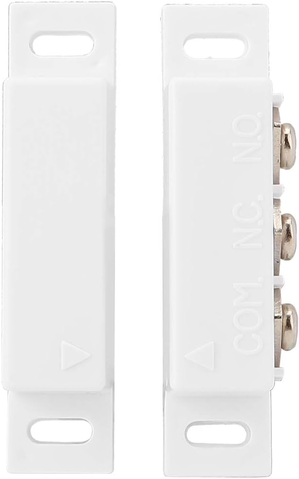 iFCOW Door Contact Alarm, Wired Door Window Magnetic Contact Alarm Burglar Security Safety System for Shop Store Garage