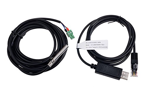 EPever Battery Temperature Sensor Monitoring Adapter RS485 to USB Fit Solar Charge Controller