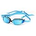 MP Michael Phelps XCEED Swimming Goggles, Mirrored Lens, Blue/Black Frame