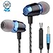 Earbuds Earphones with Microphone Noise Cancelling Heave Bass in-Ear Headphones Ear Buds with High Resolution and Built-in Mic, Volume Control Sport Wired Earbud for Smartphones/PC/Tablet