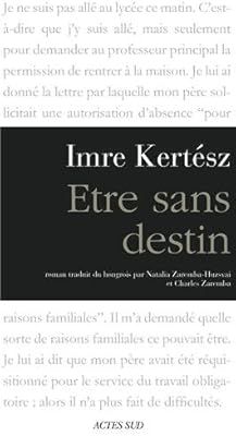 Etre Sans Destin By Kertesz Imre Amazon Ae