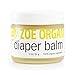 Zoe Organics - Diaper Balm, Protects Baby’s Sensitive Skin from Moisture and Bacteria, Soothes and Treats Diaper Rash, Helps Prevent Rashes, Goes on Clear (2 Ounces)