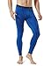 TM-MUP19-BLU_Medium Tesla Men's Compression Pants Baselayer Cool Dry Sports Tights Leggings MUP19
