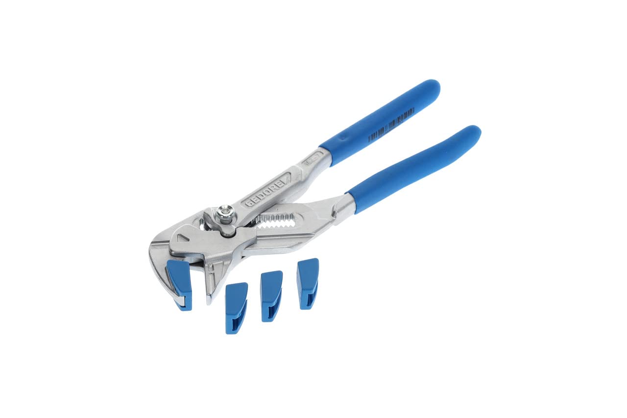 GEDORE Pliers wrench set with protective jaws, Clamping width to 42 mm, No teeth, Multifunction tool, SB 183 7 TC S-001