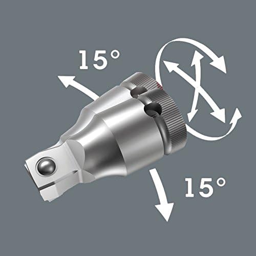Wera 003584 Zyklop 8794 B Wobble Extension 3/8-inch Drive 76mm (Old Version), 9.525 mm x 76 mm - Image 3