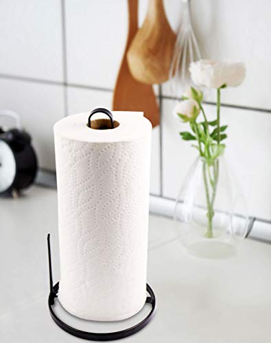 Neat-O Paper Towel Roll Holder Stand, Black