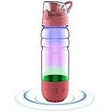 ICEWATER 3-in-1 Smart Water Bottle(Glows to Remind You to Stay Hydrated)+Bluetooth Speaker+ Dancing Lights,22 oz,Stay Hydrated and Enjoy Music,Great Gift