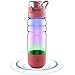 ICEWATER 3-in-1 Smart Water Bottle(Glows to Remind You to Stay Hydrated)+Bluetooth Speaker+Music Dancing Lights,22 oz,Stay Hydrated and Enjoy Music