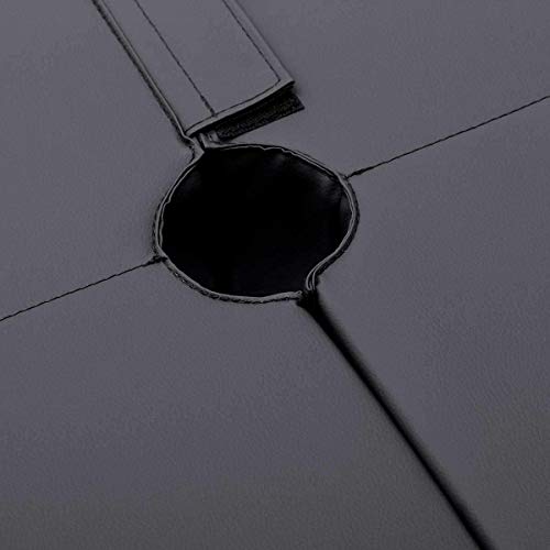 GXLO-Foldable-Stripper-Pole-Dance-Pole-Protect-Mat-Exercise-Sports-Safety-Pads-Round-Yoga-Mats-Indoor-Gym-Fitness-Equimpment-for-Club-Party-Pub-Homeblack-10cm-thick