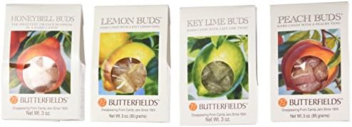 Butterfields Fruit Flavored Candy Buds Variety Pack of 4