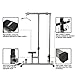 Vanswe LAT Pulldown Low Row Cable Pull Down Machine Removable Front Steel Foot Restthumb 2