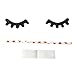 GmakCeder Unicorn Cake Topper ,Reusable Unicorn Horn, Ears and Eyelashes Party Cake Decoration Value Set for Baby Shower, Birthday Party (6inch) (6inch)