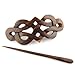 Evolatree Natural Hair Barrettes for Women and Men - Handmade Wood Barrette Hair Pin - Unique Wooden Hair Styling Accessories - 4