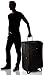 DELSEY PARIS Sky 2.0 Expandable Luggage with Spinner Wheels, Black, Checked-Large 29 Inch