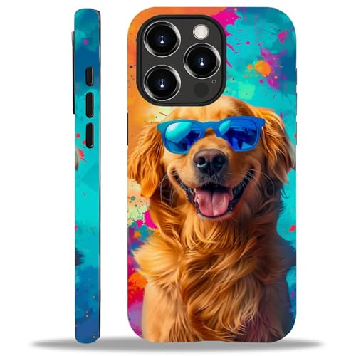 Bvkilrvc for iPhone 14 Pro Case, Cute Dog Wearing Glasses Pattern Print Matte Phone Case Funny Liquid Silicone Case Impact Resistant Anti-Scratch Shockproof Protective Cover at Amazon