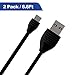 USB Type C Cable, Solocar USB C Cable 2 Pack(6.6ft) Fast Charging Cord for Samsung Galaxy S8,S8 Plus, LG G5 G6 V20, Google Pixel, Nexus 6P/5X, Motorola Moto Z, Nintendo Switch, Macbook and More(Black)