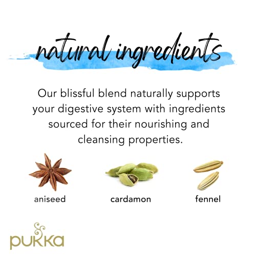 Pukka Organic Detox Tea with Aniseed, Fennel & Cardamom Perfect for