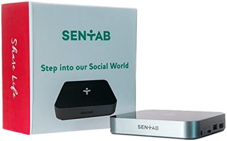 Android TV Box Set & Video Caller with Camera by Sentab Smart 4K Media Center Best Streaming Media Player for Free Video Calls & Photo Video Sharing 4GB/12GB HDMI IN Wifi USB Bluetooth