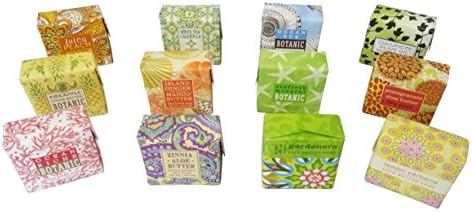 Greenwich Bay Natural Extracts &amp; Essential Oil Soap Sampler Set of 12 1.9 oz Soap Bars Gift Boxed