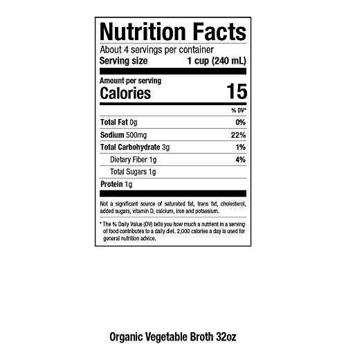 Pacific Foods Organic Vegetable Broth, 32oz, 12-pack - Thumbnail 3