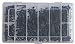 IEUYO 400 Pack #6 Drywall and Wood Screws Assortment Kit - 7 Sizes: M3.5x16/20/25/30/35/40/50 - Bugle Head, Phillips, Black Phosphate