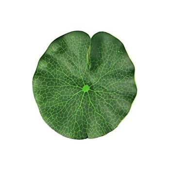 Ho2nle Artificial Lilies Pad Realistic Non Toxic Floating Water