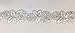 Bridal Lace Trim Alencon Embroidered Corded Sequined Organza Beautiful Floral, 2