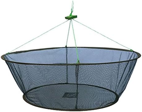 Samearon Dia:1M Heights:35CM Portable Folding Fishing Nets Network Casting Fishes Shrimp Crayfish Catcher Nets